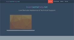 Desktop Screenshot of iwantsomehelp.net